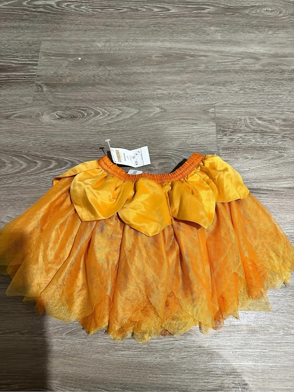 Gymboree Tulle Costume Skirt Orange & Yellow Girls 18-24M sunflower 15